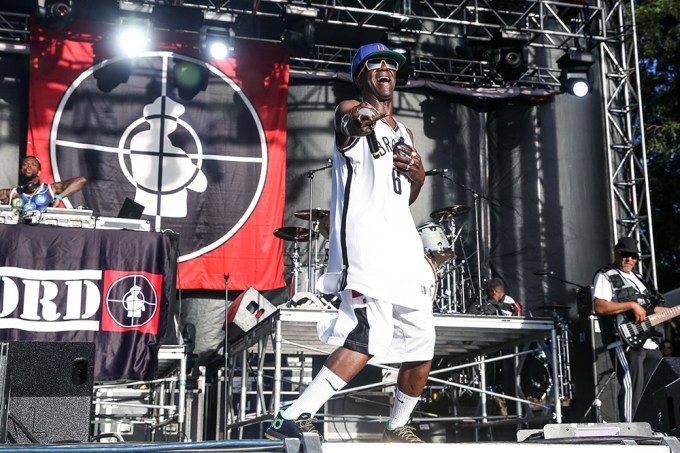 Flavor Flav at 2015 BottleRock Valley Music Festival