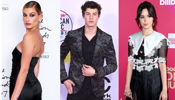hailey baldwin shawn mendes camila cabello