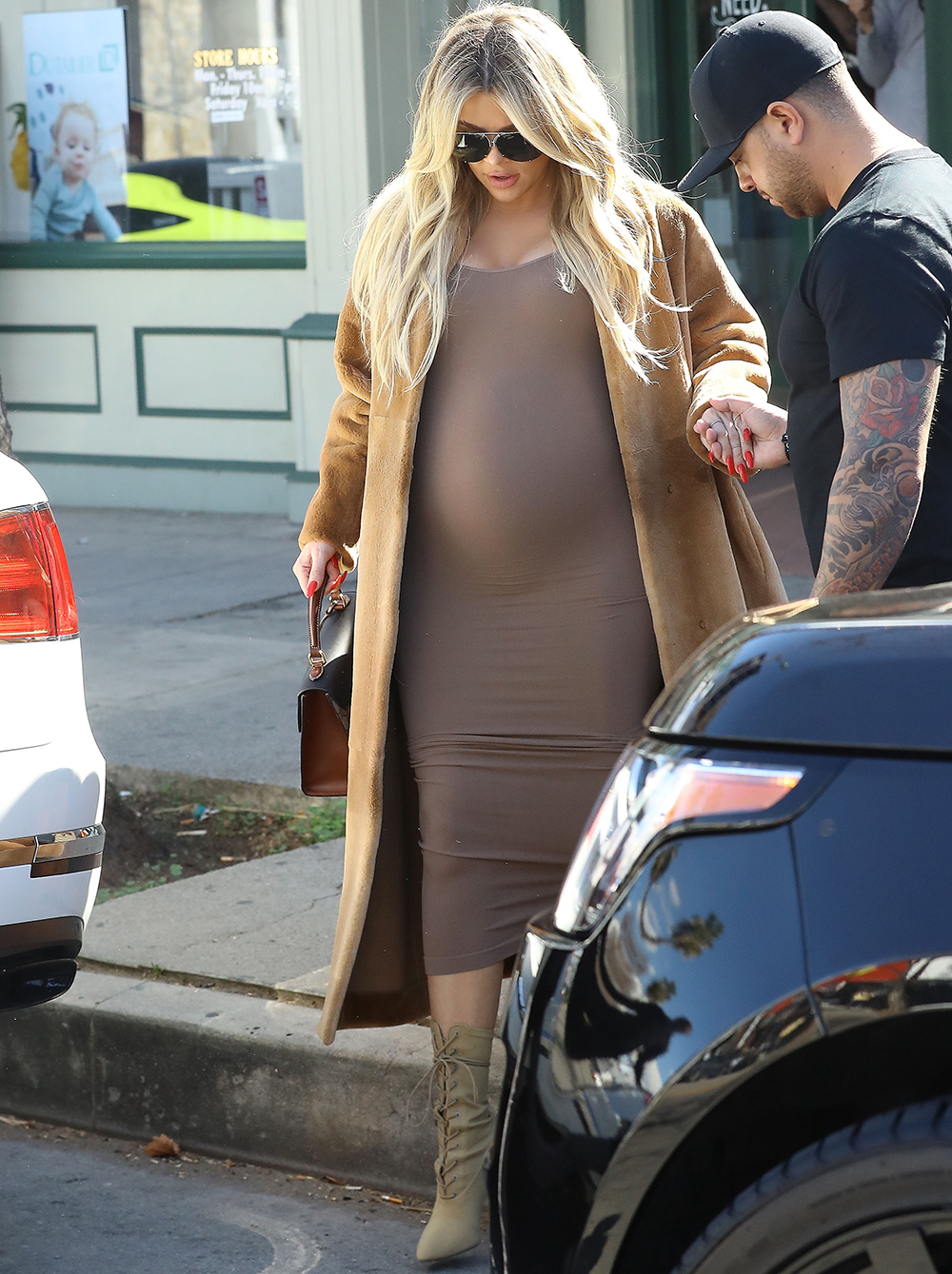 Khloe Kardashian and Kris Jenner leave baby shopping in Los Angeles