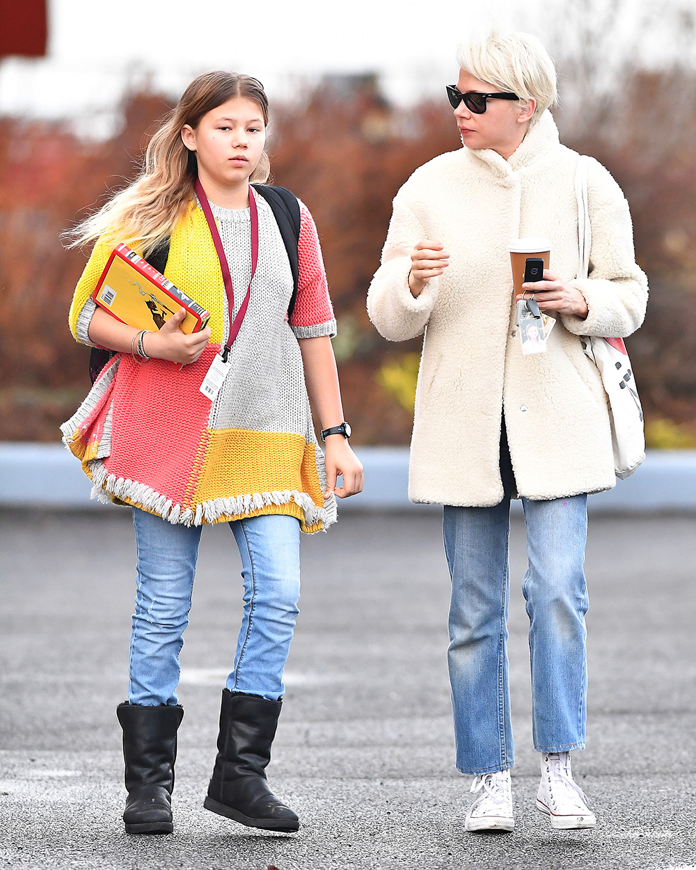 Michelle Williams and Matilda Ledger sighting in Brooklyn,New York