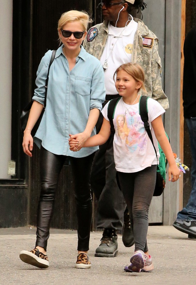 Michelle Williams & Matilda In 2013