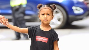 North West looking upset