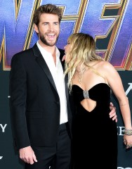 Liam Hemsworth and Miley Cyrus
'Avengers: Endgame' Film Premiere, Arrivals, LA Convention Center, Los Angeles, USA - 22 Apr 2019