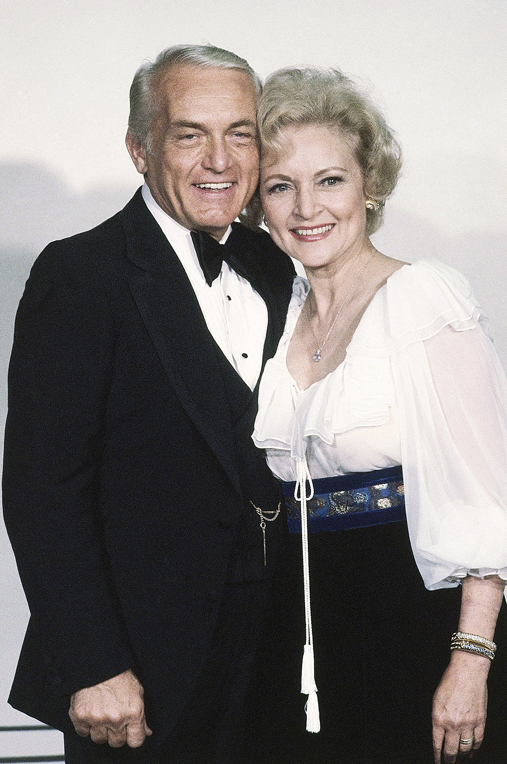 Betty White with Ted Knight, Los Angeles, USA