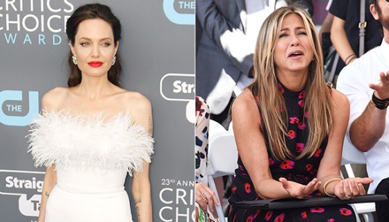 Angelina Jolie And Jennifer Aniston