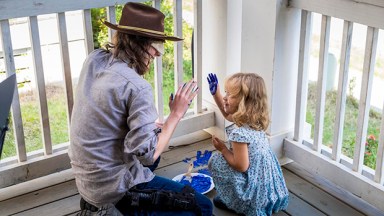 Carl & Judith on 'The Walking Dead'