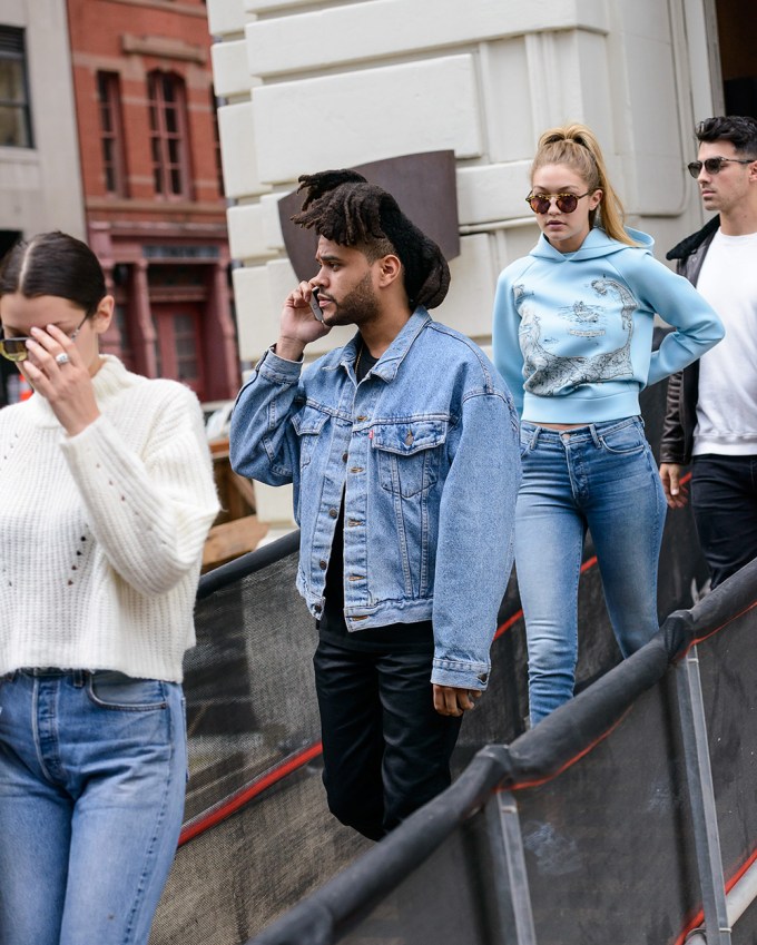 Gigi & Bella Hadid With The Weeknd & Joe Jonas