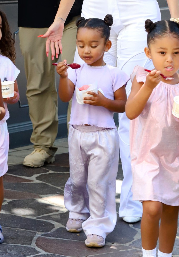 Chicago Enjoys Ice Cream With Her Cousins