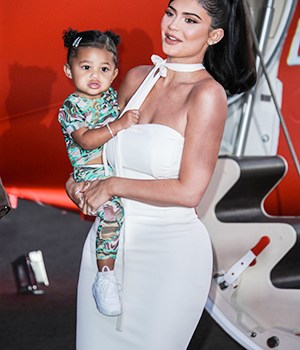 Stormi Webster and Kylie Jenner