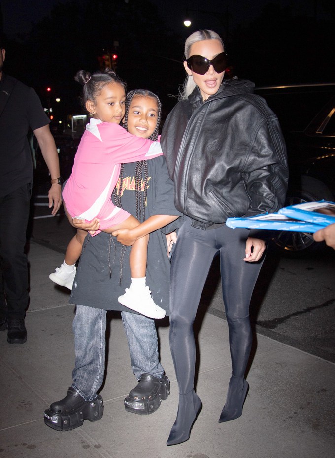 Chicago West Gets Carried by Her Sister