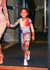 New York City, NY  - Stormi Webster leaves the Ritz-Carlton Hotel in New York City with her mother Kylie Jenner.

Pictured: Stormi Webster

BACKGRID USA 2 MAY 2023 

USA: +1 310 798 9111 / usasales@backgrid.com

UK: +44 208 344 2007 / uksales@backgrid.com

*UK Clients - Pictures Containing Children
Please Pixelate Face Prior To Publication*