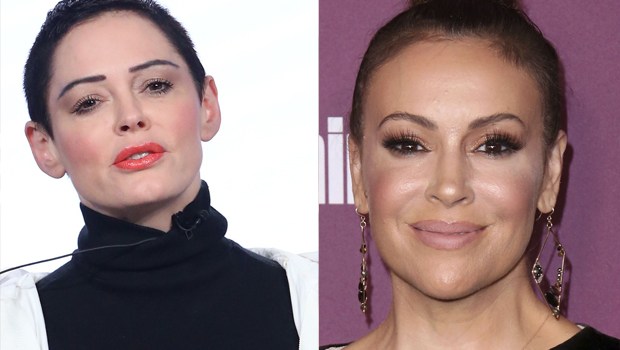 Rose McGowan and Alyssa Milano