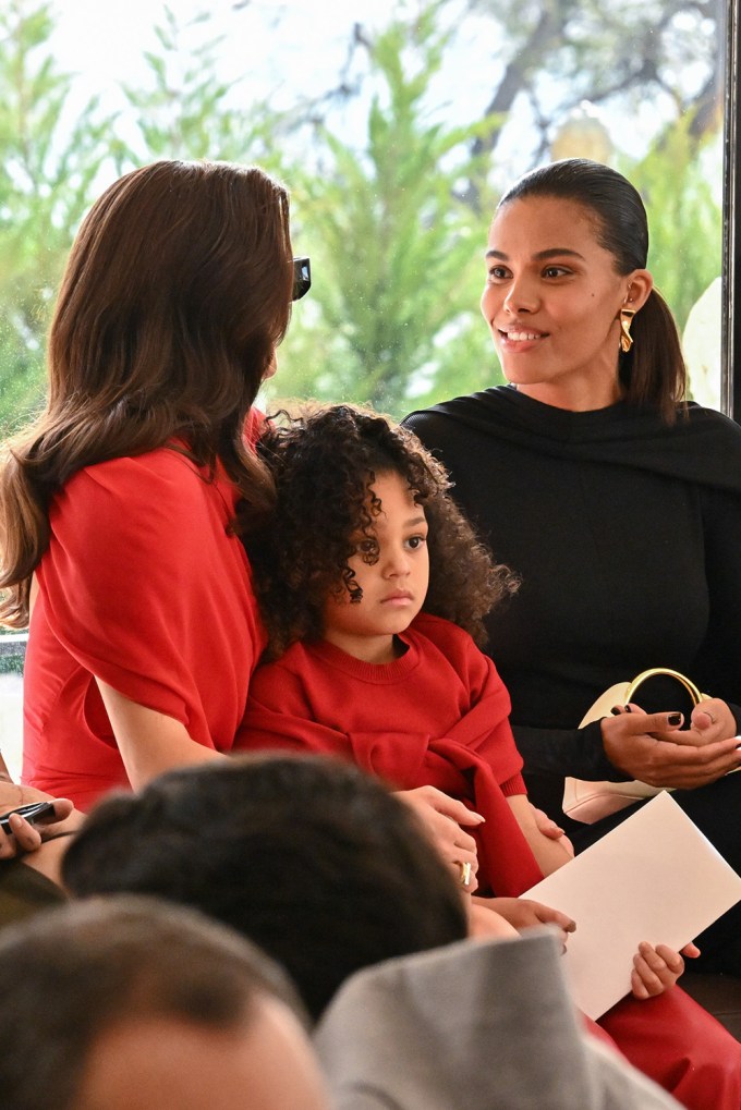 Kylie Holds Stormi on Her Lap