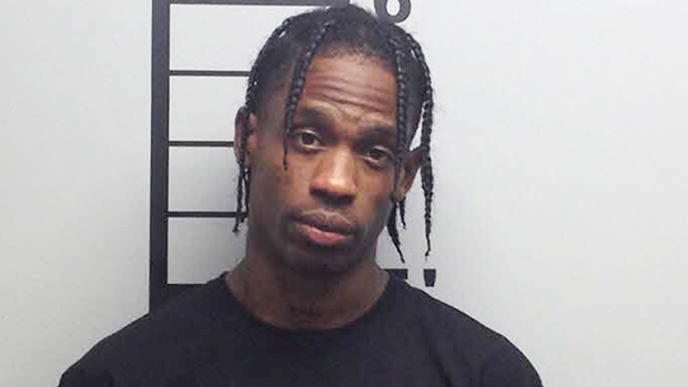 travis scott mugshot