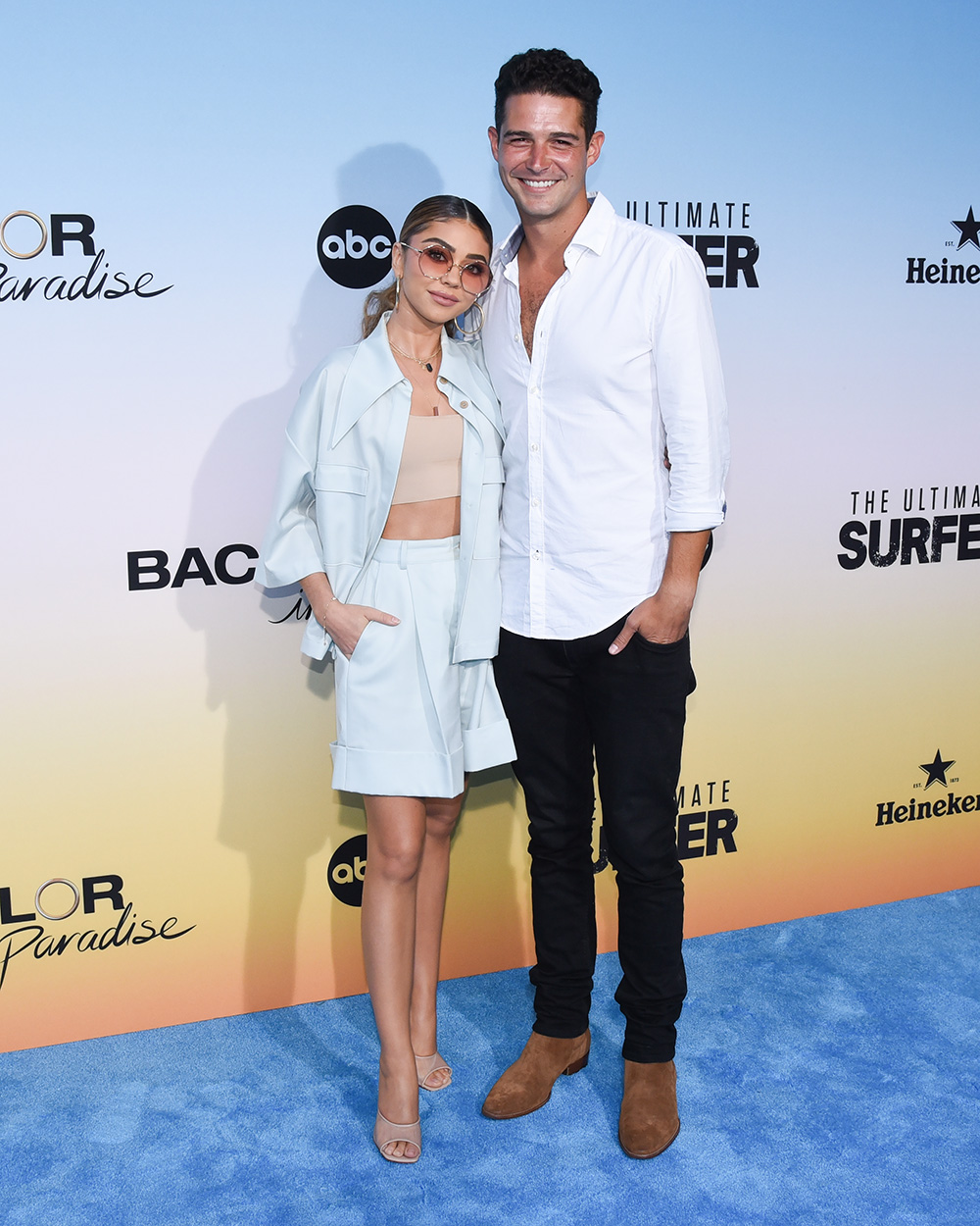 Guest's attend  ABC's ''Bachelor In Paradise'' And ''The Ultimate Surfer'' Premiere

Pictured: Sarah Hyland,Wells Adams
Ref: SPL5245703 120821 NON-EXCLUSIVE
Picture by: Billy Bennight/ZUMA Press Wire / SplashNews.com

Splash News and Pictures
USA: +1 310-525-5808
London: +44 (0)20 8126 1009
Berlin: +49 175 3764 166
photodesk@splashnews.com

World Rights, No Argentina Rights, No Belgium Rights, No China Rights, No Czechia Rights, No Finland Rights, No France Rights, No Hungary Rights, No Japan Rights, No Mexico Rights, No Netherlands Rights, No Norway Rights, No Peru Rights, No Portugal Rights, No Slovenia Rights, No Sweden Rights, No Switzerland Rights, No Taiwan Rights, No United Kingdom Rights