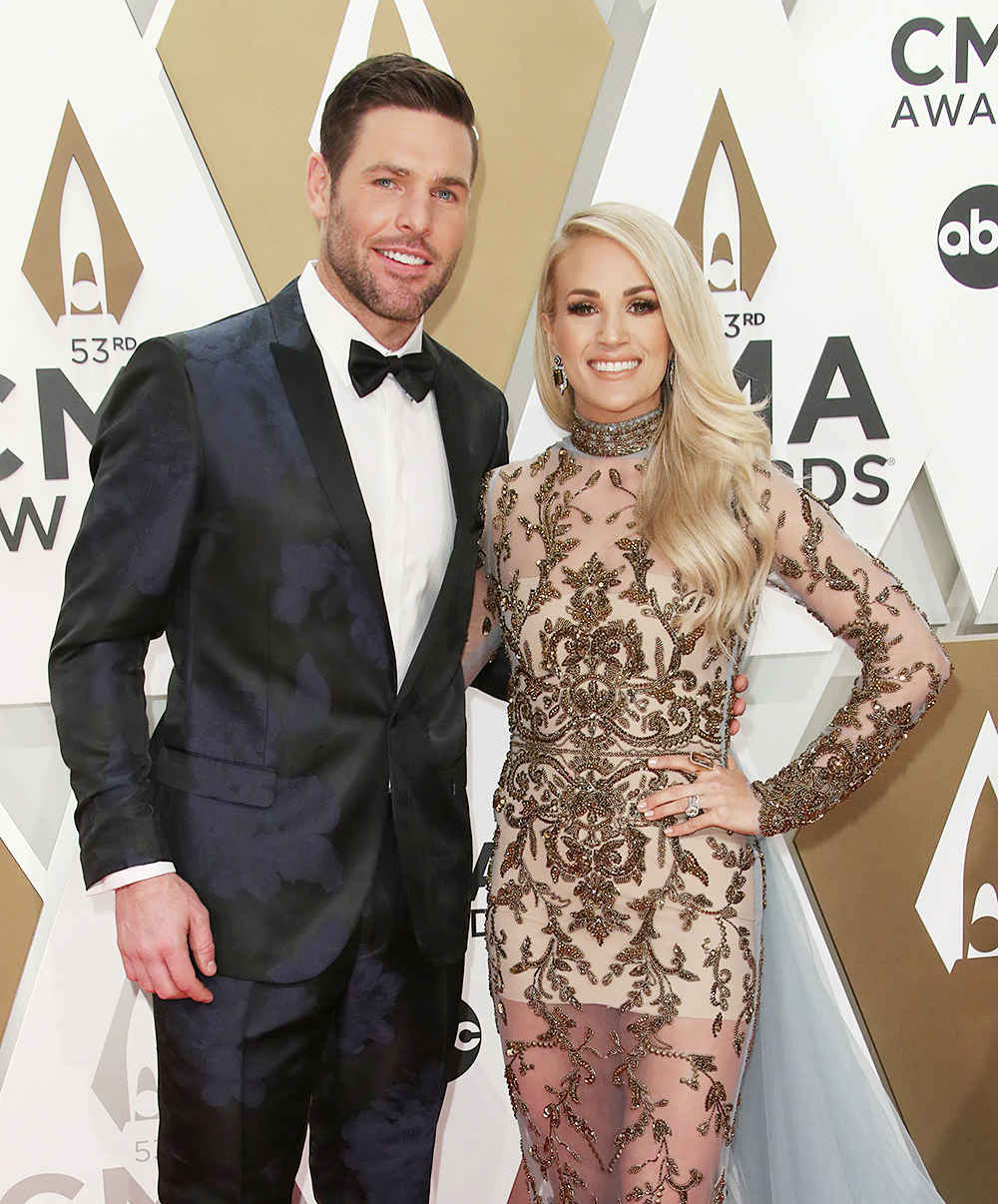 Mike Fisher and Carrie Underwood
53rd Annual CMA Awards, Arrivals, Bridgestone Arena, Nashville, USA - 13 Nov 2019