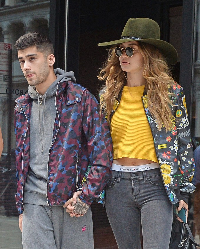 Gigi Hadid & Zayn Malik in 2016