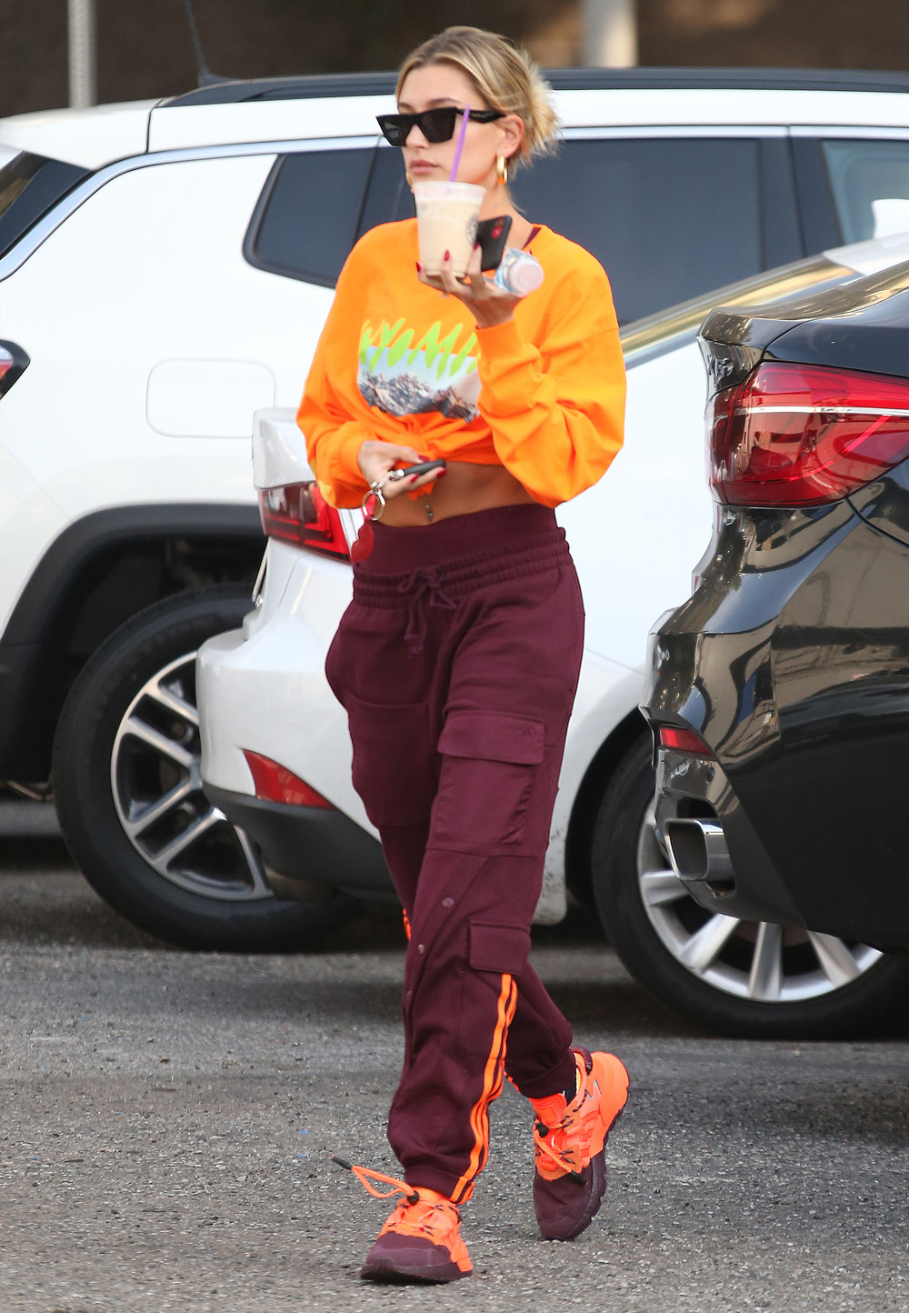 Hailey Bieber out and about, Los Angeles, USA - 15 Jan 2020