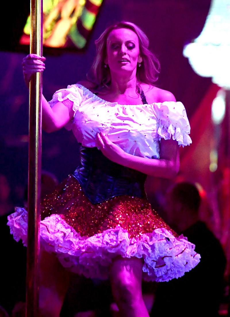 New York Dailys OutMandatory Credit: Photo by Larry Marano/REX/Shutterstock (9454282e)Stormy DanielsStormy Daniels at Solid Gold strip club, Pompano Beach, USA - 09 Mar 2018