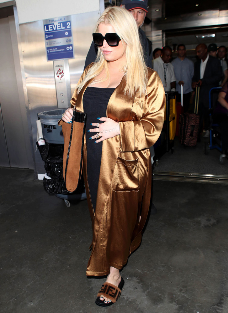 Jessica Simpson
Jessica Simpson and Eric Johnson at LAX International Airport, Los Angeles, USA - 21 Sep 2018