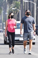 Brentwood, CA  - *EXCLUSIVE*  - New parents Lea Michele and Zandy Reich stay in shape as they step out for a power walk together on Saturday.

Pictured: Lea Michele, Zandy Reich

BACKGRID USA 26 SEPTEMBER 2020 

BYLINE MUST READ: Boaz / BACKGRID

USA: +1 310 798 9111 / usasales@backgrid.com

UK: +44 208 344 2007 / uksales@backgrid.com

*UK Clients - Pictures Containing Children
Please Pixelate Face Prior To Publication*