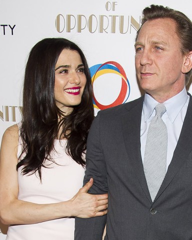 Rachel Weisz and Daniel Craig attend The Opportunity Network's seventh annual Night of Opportunity gala, in New York
Night of Opportunity Gala, New York, USA - 7 Apr 2014