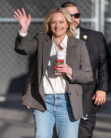 Elisabeth Moss
'Jimmy Kimmel Live' TV show, Los Angeles, USA - 25 Feb 2020