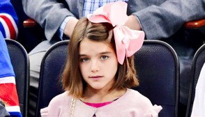 Suri Cruise looking sad