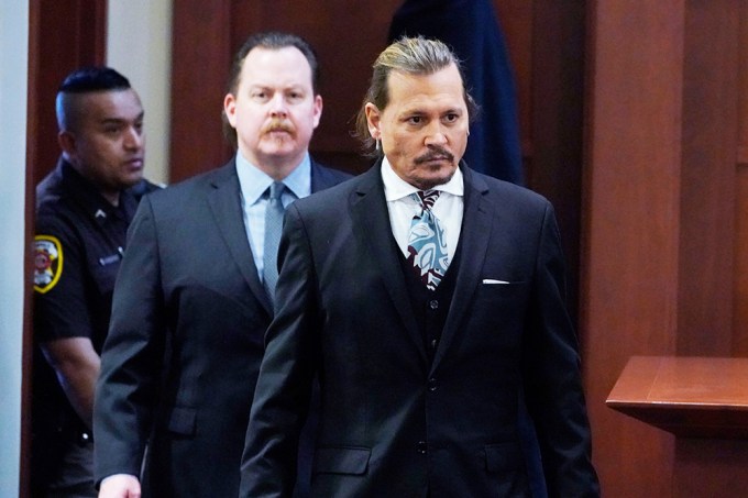 Johnny Depp in court