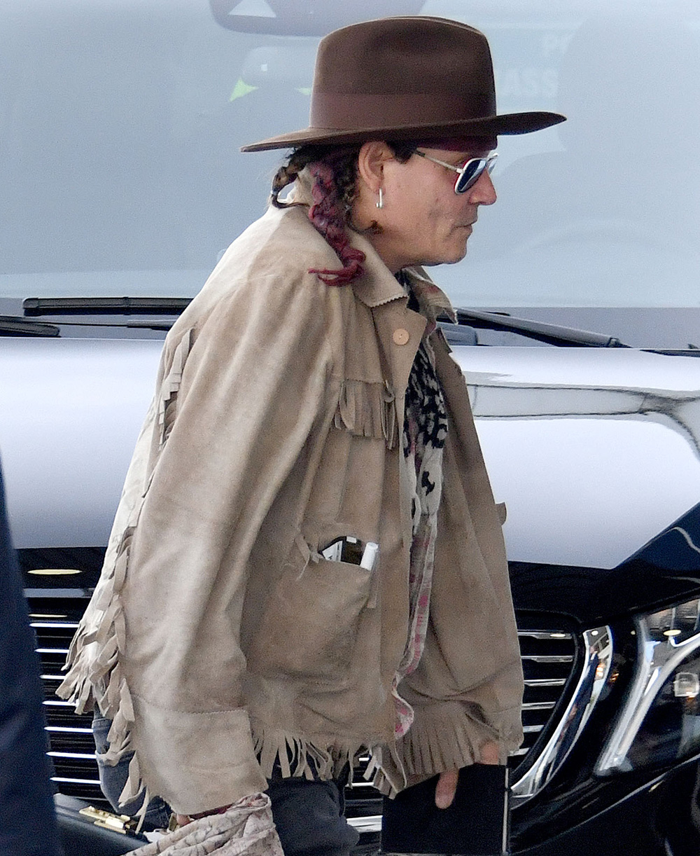 Johnny Depp seen in Paris to shoot new movie with French actress director Maiwenn