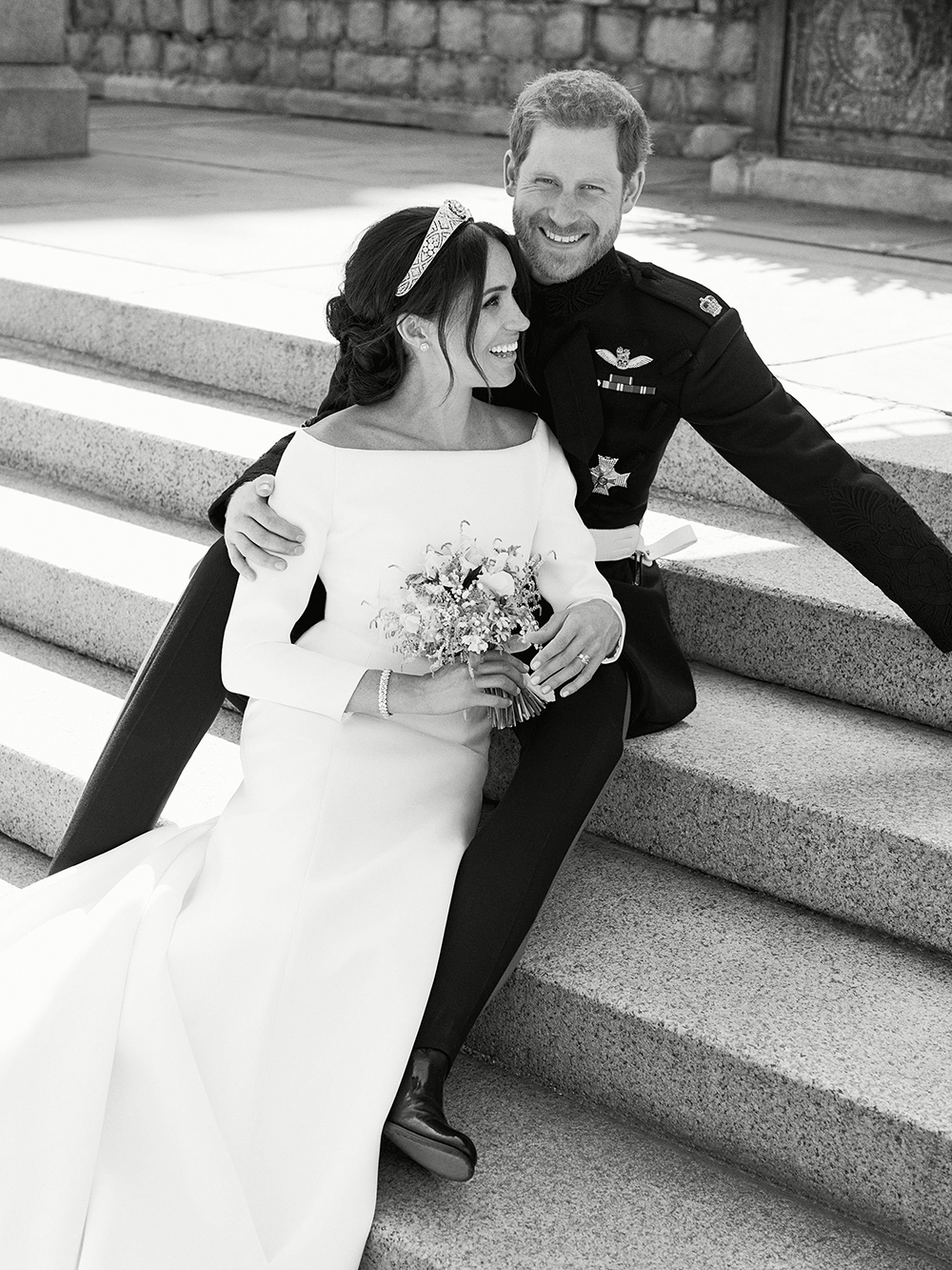 Official royal wedding photograph of Duke and Duchess of Sussex, Windsor, United Kingdom - 21 May 2018