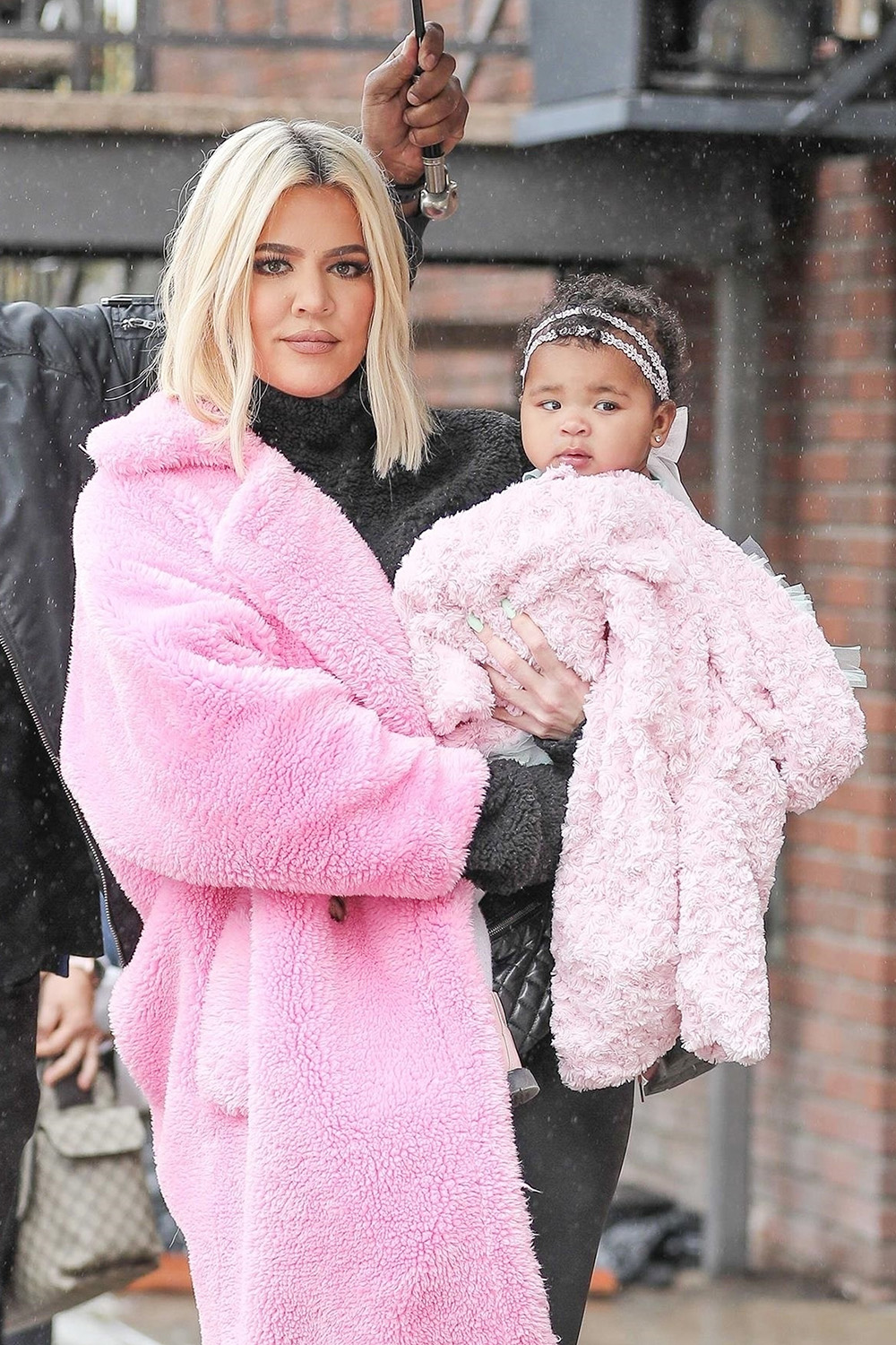 *EXCLUSIVE* Calabasas, CA  - Khloe Kardashian puts the Tristan Thompson and Jordyn Woods cheating drama to the side to take her daughter True out for lunch. Khloe stands out in a bright pink coat for the outing. This is the first time Khloe has been seen out since Jordyn Woods appeared on Jada Pinkett Smith's "Red Table Talk" show to discuss the cheating scandal. Shot on 03/02/19

Pictured: Khloe Kardashian

BACKGRID USA 3 MARCH 2019 

USA: +1 310 798 9111 / usasales@backgrid.com

UK: +44 208 344 2007 / uksales@backgrid.com

*UK Clients - Pictures Containing Children
Please Pixelate Face Prior To Publication*