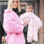 *EXCLUSIVE* Calabasas, CA  - Khloe Kardashian puts the Tristan Thompson and Jordyn Woods cheating drama to the side to take her daughter True out for lunch. Khloe stands out in a bright pink coat for the outing. This is the first time Khloe has been seen out since Jordyn Woods appeared on Jada Pinkett Smith's "Red Table Talk" show to discuss the cheating scandal. Shot on 03/02/19Pictured: Khloe KardashianBACKGRID USA 3 MARCH 2019 USA: +1 310 798 9111 / usasales@backgrid.comUK: +44 208 344 2007 / uksales@backgrid.com*UK Clients - Pictures Containing ChildrenPlease Pixelate Face Prior To Publication*