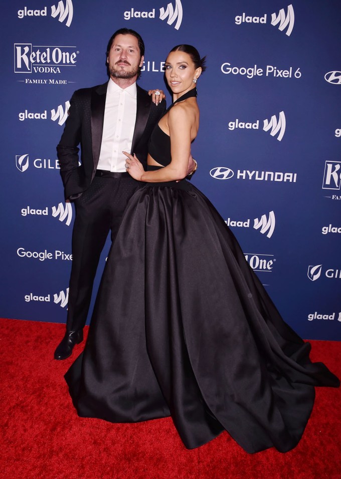 Val Chmerkovskiy & Jenna Johnson At The 2022 GLAAD Media Awards