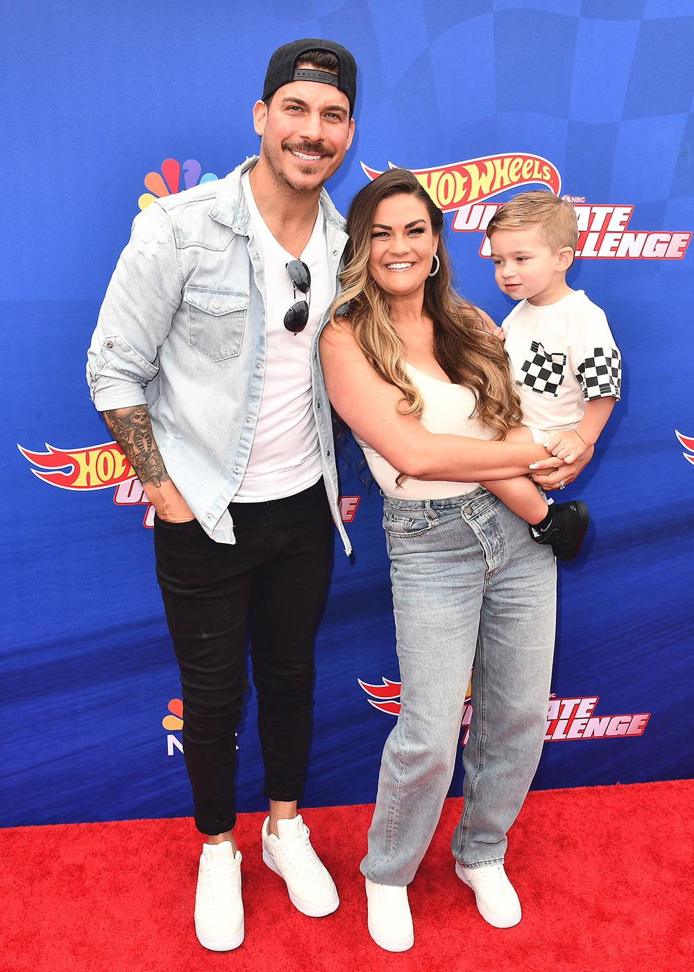 Jax Taylor, Brittany Cartwright and Cruz Michael Cauchi
'Hot Wheels: Ultimate Challenge' Press Event, Arrivals, Los Angeles, California, USA - 20 May 2023