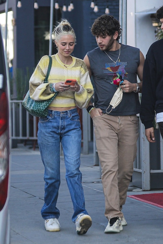 Delilah Hamlin & Eyal Booker walking