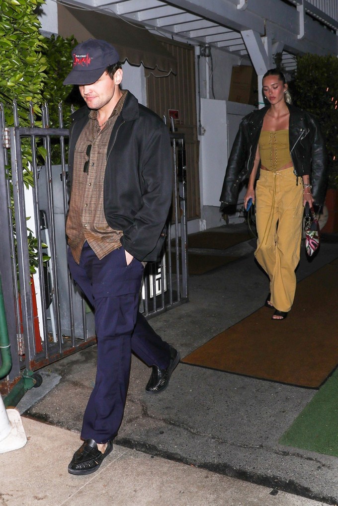 Delilah Hamlin & Ray Nicholson Leaving Dinner