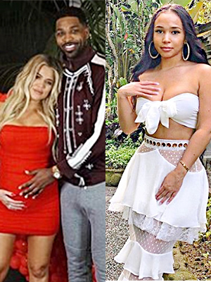 Khloe Kardashian, Tristan Thompson and Jordan Craig.