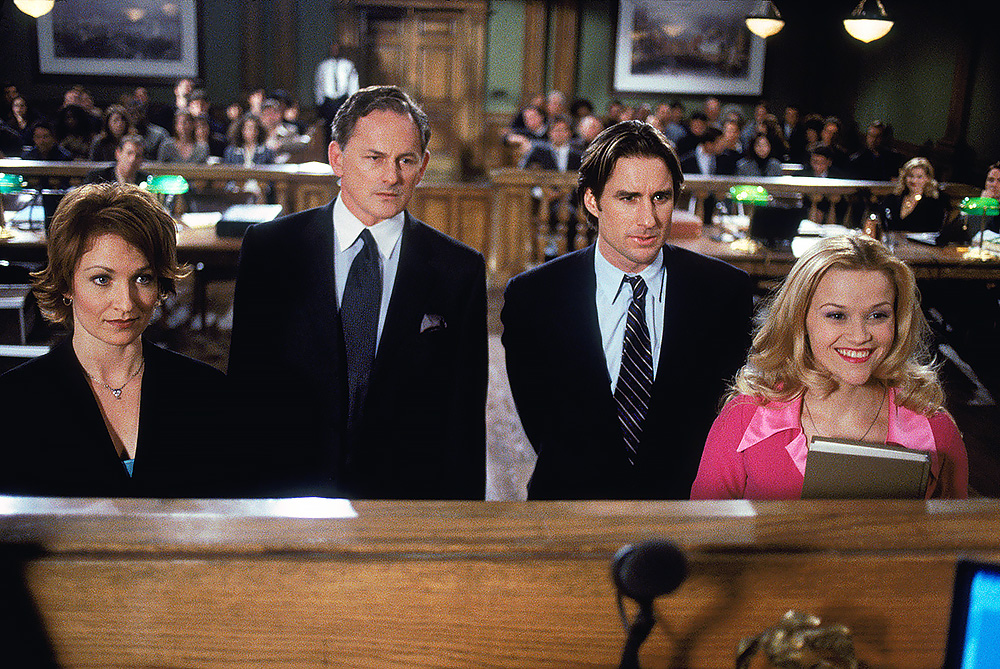 LEGALLY BLONDE, Shannon O'Hurley, Victor Garber, Luke Wilson, Reese Witherspoon, 2001