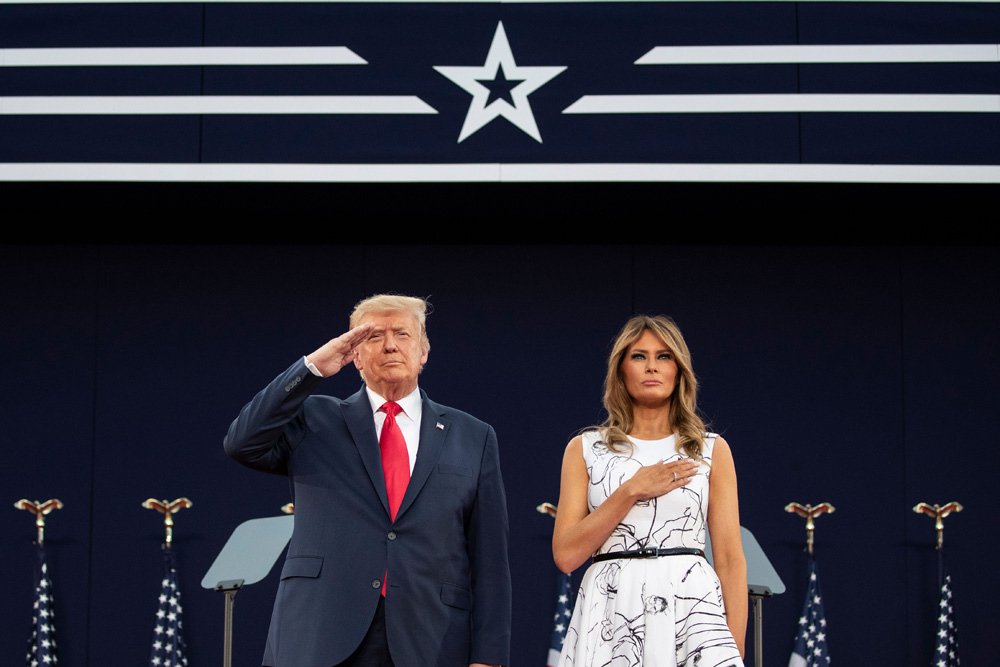 Trump Rushmore, Keystone, United States - 03 Jul 2020