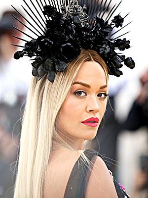 rita ora orange hair