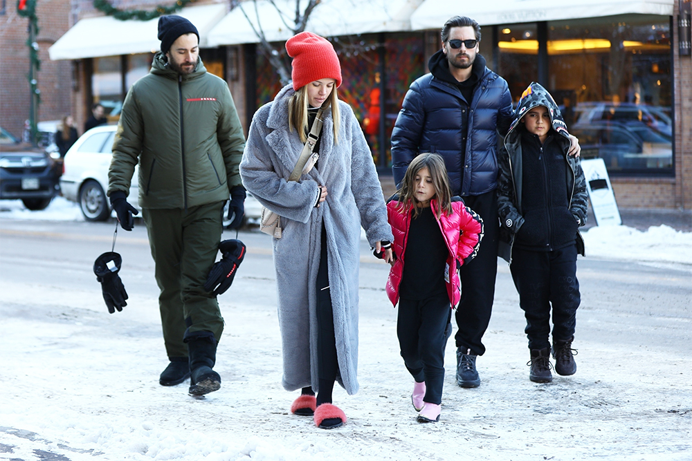 Sofia Richie and Scott Disick shop in Aspen on New Year's Eve