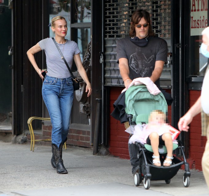 Diane Kruger & Norman Reedus Enjoy an NYC Outing