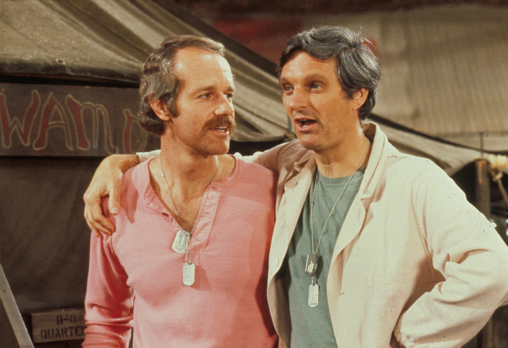 No Merchandising. Editorial Use Only. No Book Cover Usage.Mandatory Credit: Photo by Moviestore/REX/Shutterstock (1573412a)M A S H (Mash) ,  Mike Farrell,  Alan AldaFilm and Television