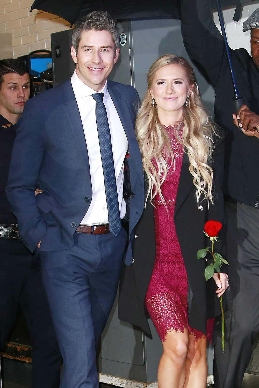 The Bachelor Arie Luyendyk Jr. and his fiancee Lauren Burnham at 'Good Morning America' in New York City.Pictured: Arie Luyendyk Jr.,Lauren Burnham,Arie Luyendyk Jr.Lauren BurnhamRef: SPL1663041 070318 NON-EXCLUSIVEPicture by: SplashNews.comSplash News and PicturesLos Angeles: 310-821-2666New York: 212-619-2666London: 0207 644 7656Milan: 02 4399 8577photodesk@splashnews.comWorld Rights