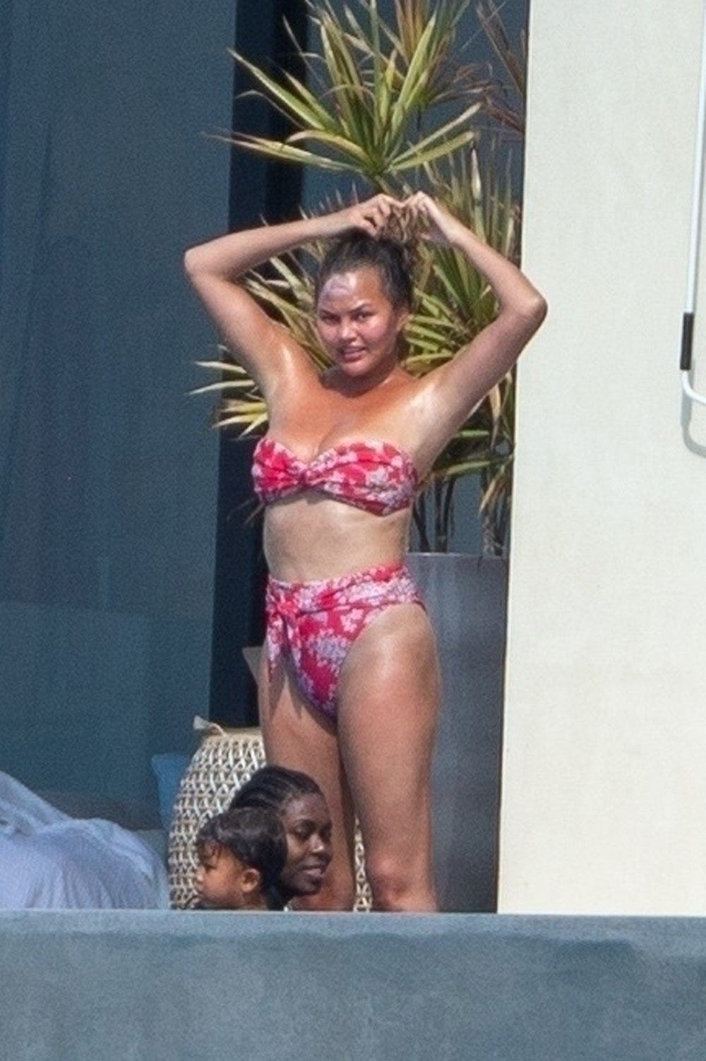 *EXCLUSIVE* Chrissy Teigen plays while John Legend takes a nap as couple enjoy a family vacation in Puerto Vallarta