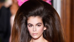 kaia gerber hair valentino