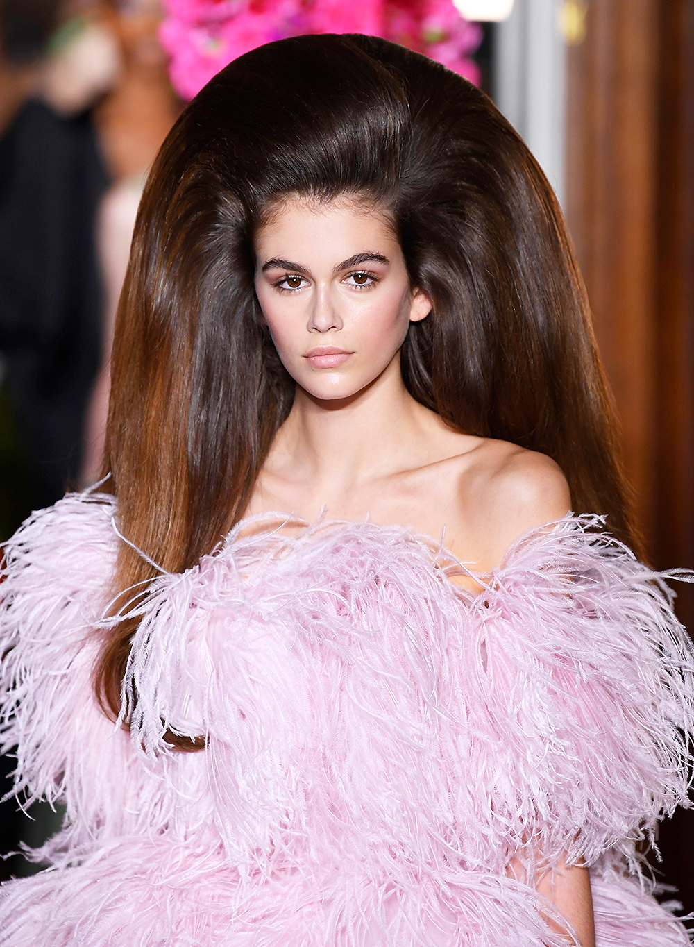 Kaia Gerber on the catwalk
Valentino show, Runway, Fall Winter 2018, Haute Couture Fashion Week, Paris, France - 04 Jul 2018