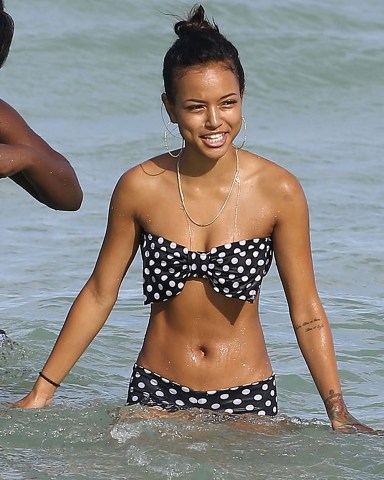 Karrueche Tran, Chris Brown's on-off girlfriend, enjoys a day at the beach with friends in Miami, Florida. The couple are rumoured to be back togther again, with Karrueche reportedly spotted at a few of his recent concerts and hosting a party together.

UK RIGHTS ONLY

Pictured: Karrueche Tran
Ref: SPL4068892 230913 NON-EXCLUSIVE
Picture by: FameFlynet.uk.com / SplashNews.com

Splash News and Pictures
Los Angeles: 310-821-2666
New York: 212-619-2666
London: 0207 644 7656
Milan: +39 02 4399 8577
photodesk@splashnews.com

World Rights