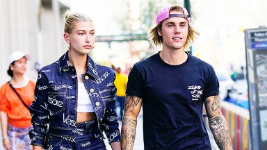 Hailey Baldwin & Justin Bieber Holding Hands